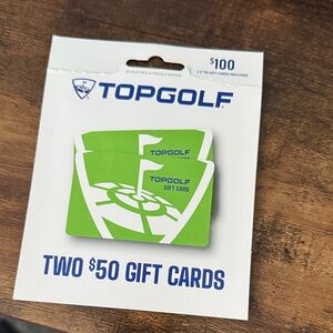 Top Golf $100 Giftcard- Brand New